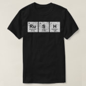 急ぎ定期おもしろいテーブル要素化学ギフト Tシャツ (デザイン正面)