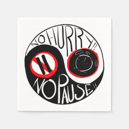 急ぐな、休むな スタンダードカクテルナプキン