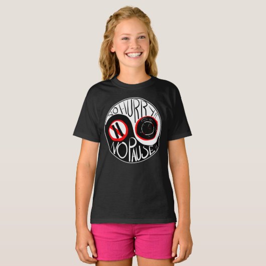 急ぐな、休むな Tシャツ (正面フル)