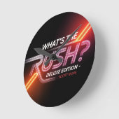 急ぐのは何だ？デラックスエディションカバーアート ラウンド壁時計 (傾斜)