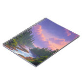 急ぐ川と松の森 ノートブック (左側)