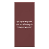 急ぐ急流と紅葉 ラックカード (裏面)