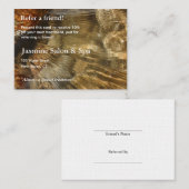 急ぐ水が付いている紹介カード 紹介カード (正面/裏面)