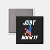 急げ！バスケットボール選手スラムダンク マグネット (正面/裏面)