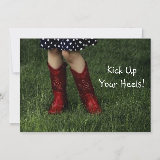 急げ! 招待状 (正面)