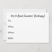 急げ! 招待状 (裏面)