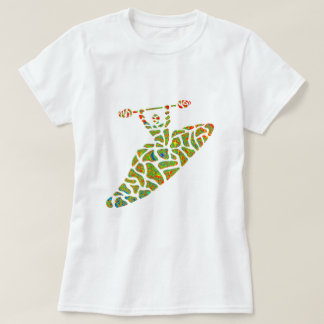 急なカヤックは浸します Tシャツ