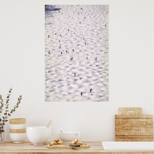 急なスキー –  ポスター (キッチン)