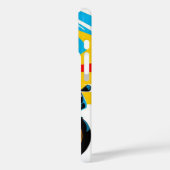 急なターンに傾く自動自転車 Case-Mate iPhoneケース (裏面 / 左)