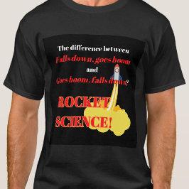 急な予定外の分解ロケットサイエンス Tシャツ