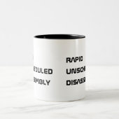 急な予定外の解体 ツートーンマグカップ (中央)