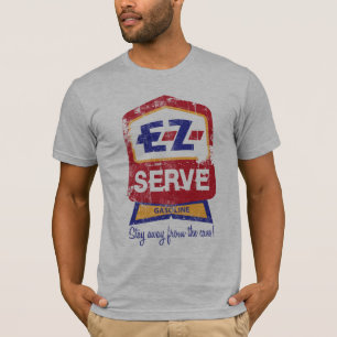 急な動きE-Zのサーブのワイシャツ Tシャツ