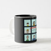 急な束のマグ ツートーンマグカップ (正面左)