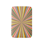 急カラフル発レトロストライプ バスマット (正面縦)