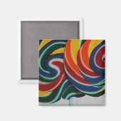 急ポップ・アートの動 マグネット (正面/裏面)