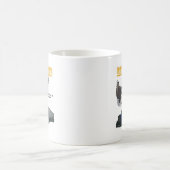 急上昇したワシのトラック運送 コーヒーマグカップ (中央)