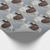 急上昇したワシ ラッピングペーパー (角)