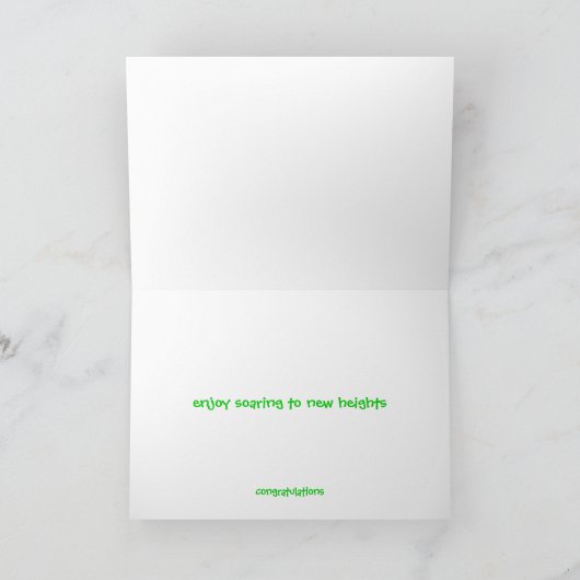 急上昇した卒業生 カード (内部)