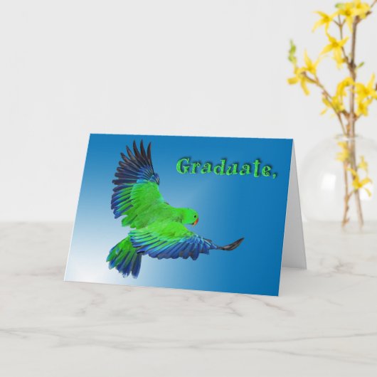 急上昇した卒業生 カード (黄色い花)