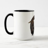 急上昇した白頭鷲-コーヒー・マグ マグカップ (左)