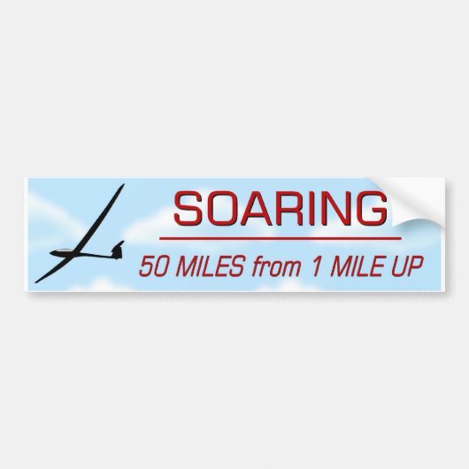 急上昇した50:1の間隔 バンパーステッカー (正面)
