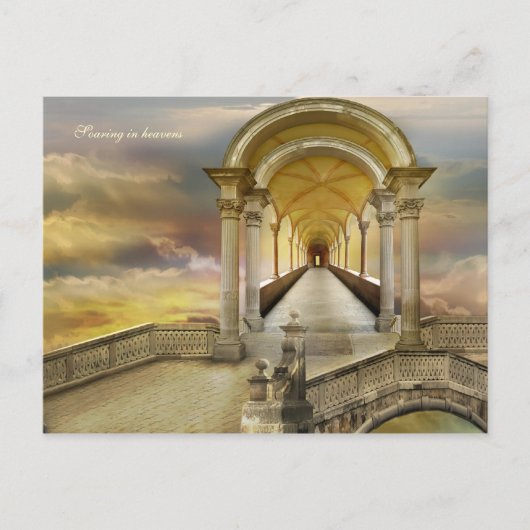 急上昇する天国 ポストカード (正面)
