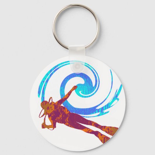 急上昇を抑える キーホルダー (正面)