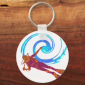 急上昇を抑える キーホルダー (正面)