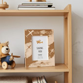 急上昇パーソナライズされた飛行機子供写真フレーム レーザー彫刻フレーム