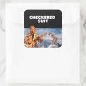 急保にクガーが寄り添って スクエアシール (バッグ)