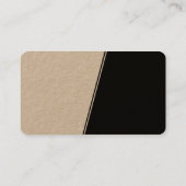 急勾配 – 白と黒（クラフト） 名刺 (裏面)