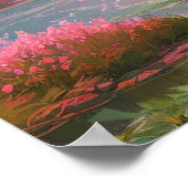 急威厳のある流の美しい ポスター (角)