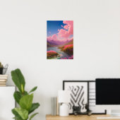 急威厳のある流の美しい ポスター (ホームオフィス)