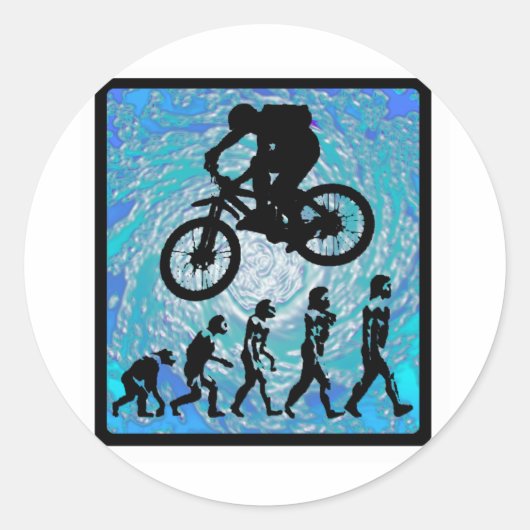 急峻な自転車 ラウンドシール (正面)