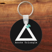 急性三角形キーチェーン キーホルダー (正面)