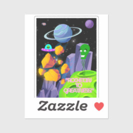 急成長する シール