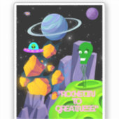 急成長する シール (正面)