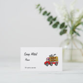 急斜面の金属 名刺 (スタンド正面)