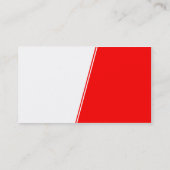 急斜面-白および赤 名刺 (裏面)