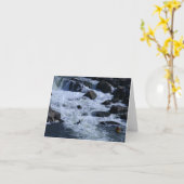 急流のカヤッカー カード (黄色い花)