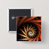 急流のフラクタル 缶バッジ (正面&裏面)