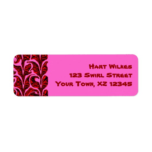 急流ハート ラベル (正面)