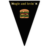 急独身のいで独身の強く バンティングフラッグ (第1の旗)