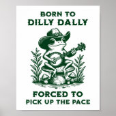 急生まれにペースを上げざるを得ない ポスター (正面)