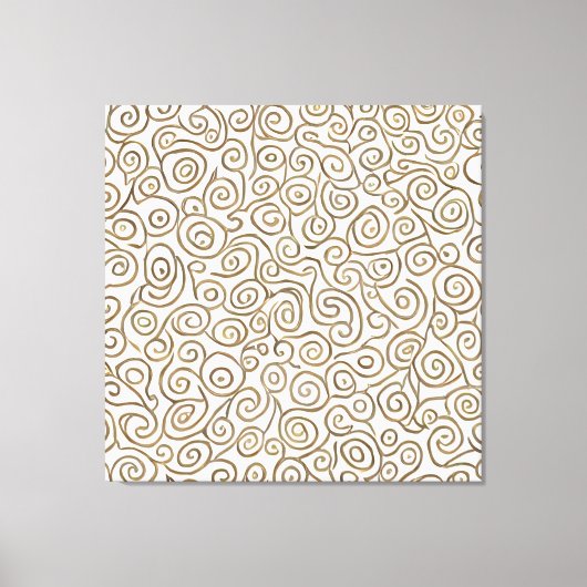 急疑問に思動：洗練らせん状 キャンバスプリント (正面)