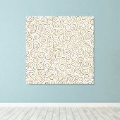 急疑問に思動：洗練らせん状 キャンバスプリント (インサイチュ (ウッドフロア))