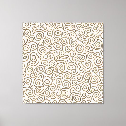 急疑問に思動：洗練らせん状 キャンバスプリント (正面)