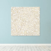 急疑問に思動：洗練らせん状 キャンバスプリント (インサイチュ (ウッドフロア))