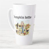 急落 カフェラテマグ (左アングル)