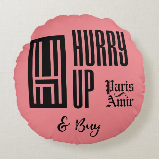 急買枕 ラウンドクッション (正面)